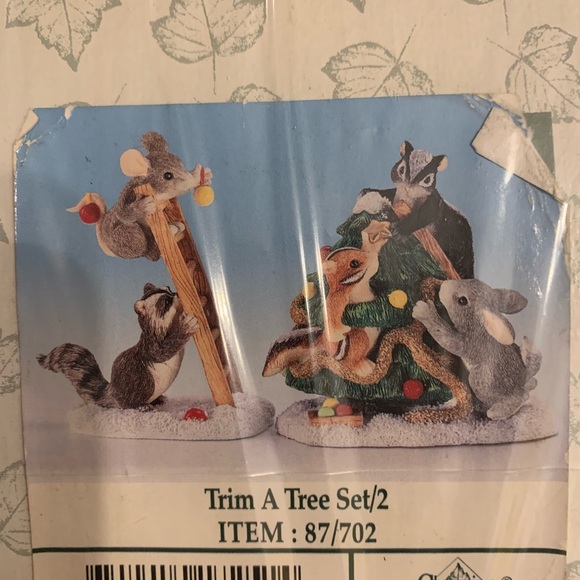 Fitz and Floyd Charming Tails Christmas Set/2 - Picture 10 of 10